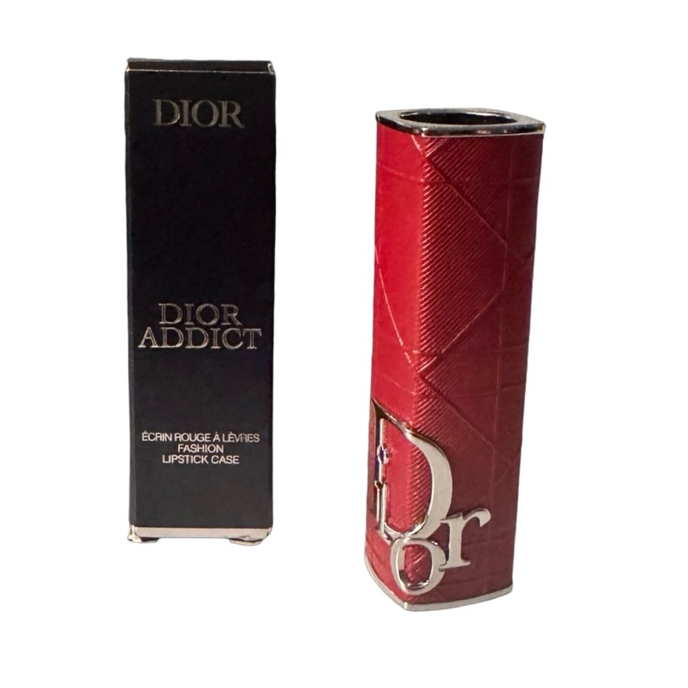 Dior Addict Refillable Case – Red Cannage w/ Box (New) Limited Edition
